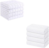Homaxy Kitchen Towels, 16 x 28 Inches and 13 x 28 Inches, Set of 8 Bulk Cotton Kitchen Towels Set, V1258-DP02-F-186
