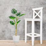 SOGA 160cm Tropical Monstera Palm Artificial Plant Tree, Real Touch Technology, with UV Protection APLANTFHG1608