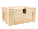 Desktop Wooden Storage Box Multifunctional Wood Container Box with Lock and Keys for Sundries V1294-YM0901-3117240165811