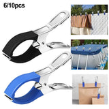 6/30Pcs Pool Covers Stainless Steel Pool Cover Clamps For Above Ground Swimming Pool Wind Guard V1189-WXFWAL-20260319-00135