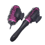 6pcs/set 3 Sizes Detachable Handle Hair Roller Brush with Positioning Clips Aluminum Ceramic Barrel V1366-AZ2-W-07203