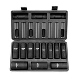 VEVOR 1/2" Drive Impact Socket Set, 11 Piece Deep Socket Set SAE 3/8"-1", 6 Point CR-V Alloy Steel V952-CJT12SAECRV11JO1IV0