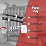 1200KG 20W Solar Double Swing Auto Motor Remote Gate Opener V63-823051