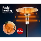 Devanti Outdoor Gas Patio Heater GPH-07-BK