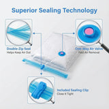 6-Pack Jumbo Vacuum Bags Space Saving Vacuum Pack Bags for Clothes & Bedding 80% More V1188-MS-529-002