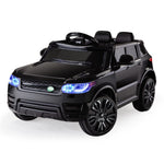 ROVO KIDS Ride-On Car Electric Childrens Toy Battery Powered w/ Remote Black 12V V219-KIDVEHROVBRRB