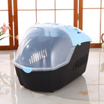 YES4PETS Small Portable Travel Dog Cat Crate Pet Carrier Cage Comfort With Mat-Blue V278-BP238-CARRIER-S-BLUE