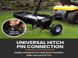 PlantCraft Tow Behind Plug Lawn Aerator 1m Wide, Universal Hitch for Ride on Mower, Garden V219-GDTAERPCP42A