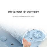 HOOWIFFY PVC Foot Cleaner Mat with Acupoint Massage for Home Use, Non- Bath Shower Floor Mat, 1 Pc V1189-WXFWAL-20260326-02606