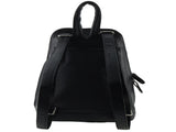 Milleni Genuine Italian Leather Soft Nappa Leather Backpack Travel Bag - Black V563-NL-10767-BLK
