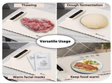 Navy blue 24-Inch Electric Warming Tray with 3-Temperature Settings Graphene Heating Mat for V888-ELOSUNG43935