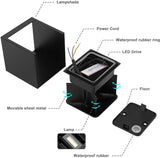 LED Wall Light Cube 12W Waterproof Outdoor Indoor Lighting Fixtures Cool V201-W12054410