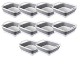 10x Collapsible Strainer Foldable Fruit Veggies Wash Colander Storage Basket V563-75193-10X