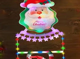 Santa Climbing Light Cute Decorative Xmas Ladder Light for Wall Tree Yard Garden V1294-YM0901-3115240080711