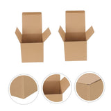 6-Pack Cube Cardboard Shipping Boxes for Small Business Packaging, Moving, and Storage Solutions V1369-AZ3-W-19359