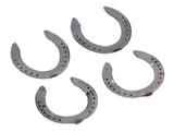 4pcs Horseshoes Aluminum Alloy Light Weight Reliable Practical Horse Riding Accessory for Racecourse V1294-YM0523-3111220079611