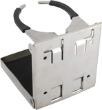316 Stainless Steel Adjustable Fold Down Cup Drink Holder Marine Boat Caravan Car for Mug up to Dia V1259-DP01-A-1381