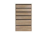 Artiss 6 Chest of Drawers Dresser Tallboy Pine FURNI-N-CDR-6D-WD-AB