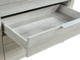Tallboy with 5 Storage Drawers Natural Wood like MDF in White Ash Colour V43-TBY-CELWHA