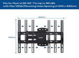 Full Motion TV Wall Mount Bracket 27-55 for Samsung TCL Hisense V178-66772