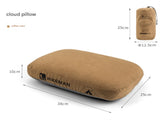 Coffee Reversible Memory Foam Travel Pillow - All-Season Comfort Neck Support for Deep Sleep & V888-ELOSUNG32566