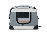 i.Pet Pet Carrier Soft Crate Dog Cat Travel 70x52CM Portable Foldable Car Large PET-CARRIER-L-BL
