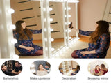 LED Makeup Vanity Lights with 14 Dimmable Light Bulbs, Hollywood Style Cosmetic Mirror Lights, USB V1171-CB-USB-CCT-14MIRROR1