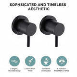 Bathroom Shower Bath Hot and Cold Mixer WATERMARK Certified in Black V63-847871