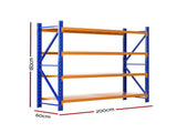 Giantz 2Mx1.8M Warehouse Shelving Garage Rack WR-F-20186-200BO-ABC