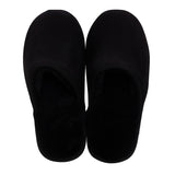 Sheepskin Wool Mens Slippers Scuffs Slip On Winter Ugg Slippers in Black - 9 V563-BR-SHEEPSCUFFS-BLKWOFR-9