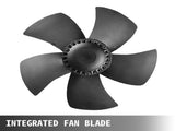 Industrial Ventilation Extractor Metal Axial Exhaust Commercial 12 inch Air Blower Fan 250MM opening V952-PQFJYNF-250-2T001V7