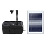 Gardeon Solar Submersible Water Pond Fountain Pump with Filter Box 4.6FT 470L/H FOUNT-POND-B-470-BOX