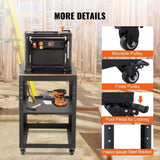Planer Stand, 100 lbs /5 kg heavy loads, Three-Gear Height Adjustable Thickness Planer Table,with V952-YBJDZDSDUDHZHVJHWV0