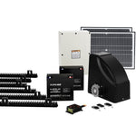 Lockmaster Automatic Sliding Gate Opener Kit 40W Full Solar Electric 6M 600KG GO-SLIDE-M01-40W-RAILX3