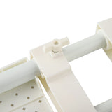 Upgraded Adjustable Storage Rack Space Saving Compartment Collecting Shelf White 53-90cm V1294-YM0727-JY14516-04