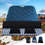 Weisshorn Sleeping Bag Double Pillow Thermal Camping Hiking Tent Blue -10&deg;C SB-ENV-Q-NA