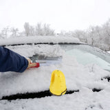 Yellow Electric Snow Scraper for Car with USB Rechargeable Battery, Compact and Portable Design for V1369-AZ3-W-14308