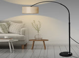 EMITTO Modern LED Floor Lamp Reading Grey LI0384-BKGY