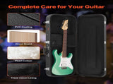 Electric Guitar Hard Case, 1095 mm Rectangular Guitar Hard Case, With Lock Latch Keys Handle, PVC V952-JXJTYHJXJHBDYEWZQV0