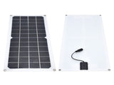 10W Photovoltaic Solar Panel with Fan Kit Dual Female USB Ports for Cars Boats Airplanes Satellites V1294-YM0714-3114210109911