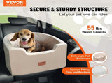 Dog Car Seat, Waterproof Dog Booster Seat for Car with A Storage Pocket, Clip-On Safety Leash and V952-CWZGQCZYZQHT264QBV0