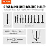 Blind Hole Collet Bearing Race and Seal Puller Extractor Kit, Slide Hammer Pilot Insert Inner V952-HCSNZCLBQ16PD83U8V0