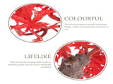 Red Faux Tree for Table - Wide Application, Easy to Use, 2Pcs V1366-AZ2-W-13539