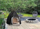 Garden Furniture Cover 115x190cm Waterproof Outdoor Furniture Protector for Garden Chairs Black V1258-DP02-BOL-559