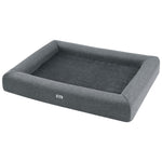 i.Pet Pet Bed Dog Cat Large Calming Soft Sofa Cushion Egg Crate Washable Grey PET-BED-CUSHION-M90-GR