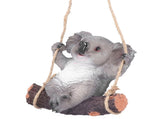 Resin Swinging Koala Animal Model Figurine Statue Sculpture Hanging Ornament Outdoor Yard Decoration V1294-YM0523-3111210391511