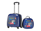 Kids Luggage Set, 2 Piece, 45.7 cm Hardside Rolling Wheels Suitcase with Hard-Shell Backpack, V767-VVR-2JTETXLX2PCSJ0HWG001V0
