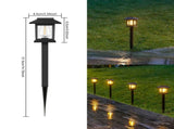 Solar Outdoor Lights, 12 Pack Solar Pathway Lights Waterproof, Landscape Lighting for Path Walkway V1366-AZ2-W-02029