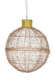 Christabelle 50cm Christmas Display Bauble with Gold LED Lights Indoor Outdoor Decoration 112_MHA402