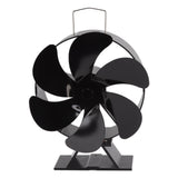 6 Blades Fireplace Fan Thermoelectric Module Wood Stove Fan Heat Powered Wood Burning Air V1294-YM3113220215411-0421